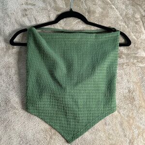 SHEIN Olive Knit Bandana